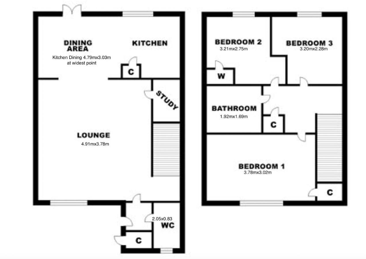 Urban Escape Glasgow Green Free Parking 20Min Walk To City Center Exterior foto